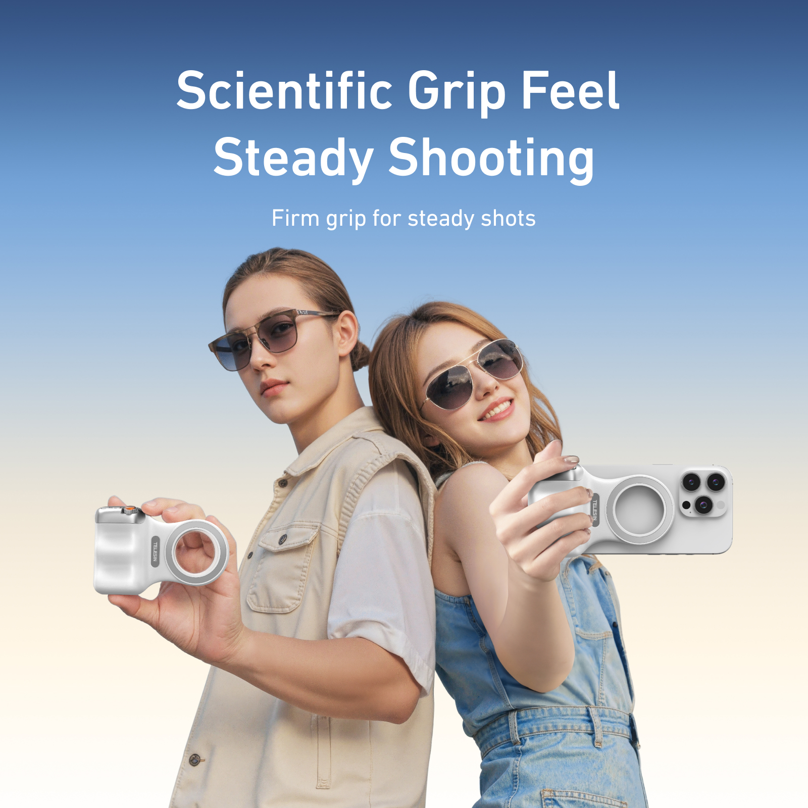 Photography With Iphone 15 - Magnetic Grip Dual-sided Magnet 10M Remote