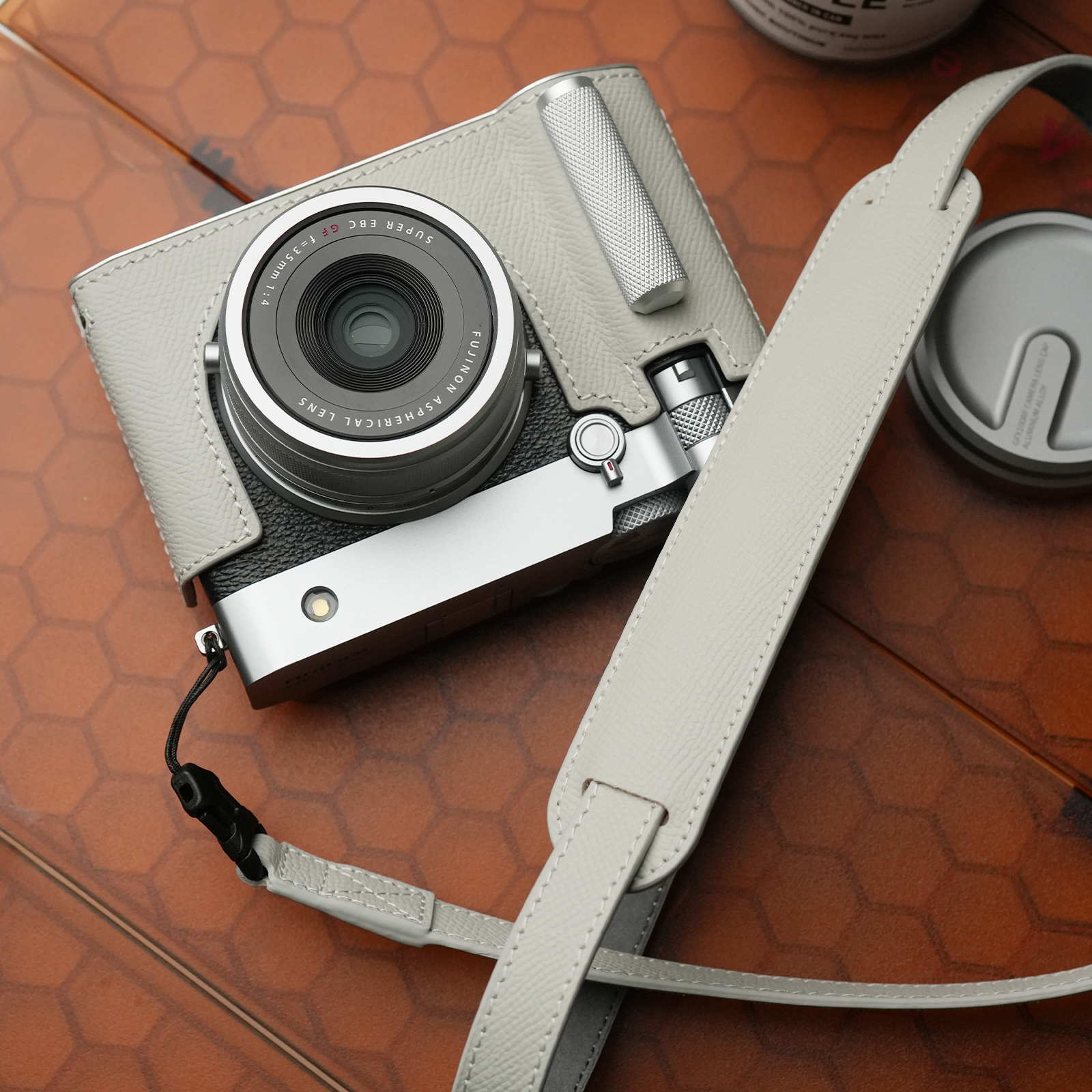 Camera Strap Leather - Mr.stone Style leather with palm grain