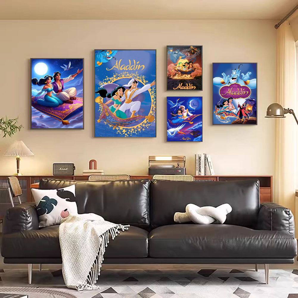 Photography Hobby - 1pc frameless Canvas Painting Amine Aladdin