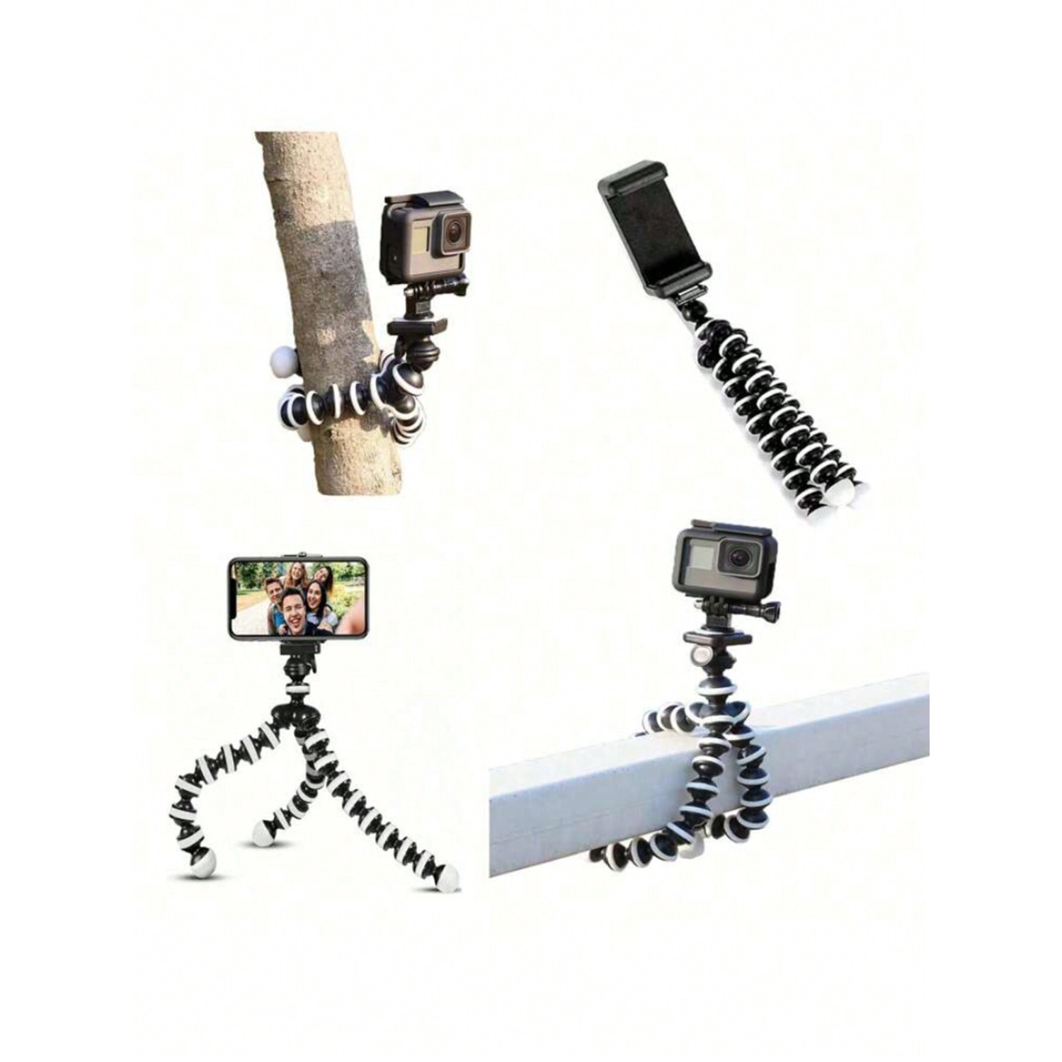 Photography With Mobile - Octopus-Shaped Flexible Tripod Phone Stand, Ideal