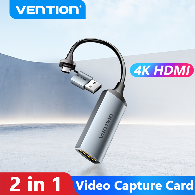 Photography With Mobile - Vention Video Capture Card 4K HDMI