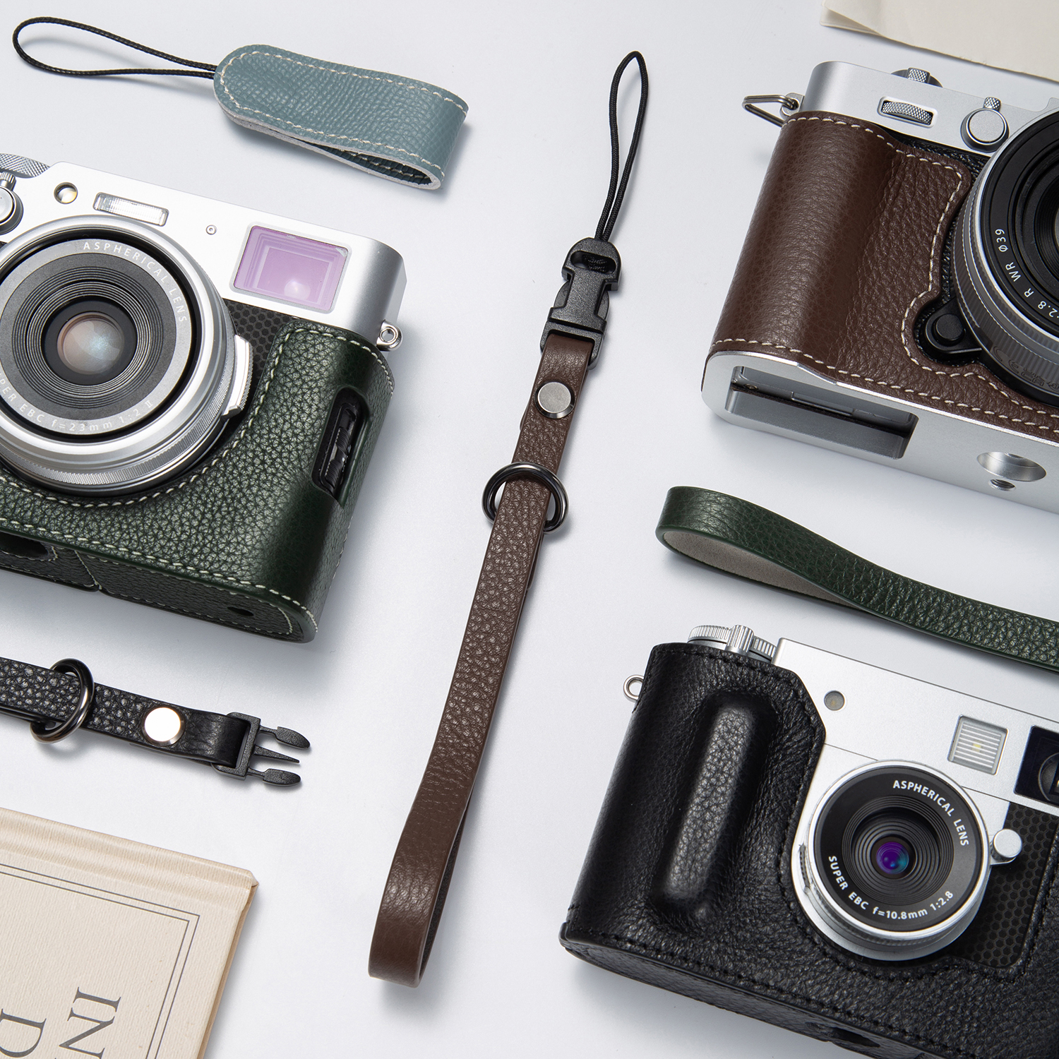 Camera Strap Leather - Adjustable Quick Release Hand Strap Wrist