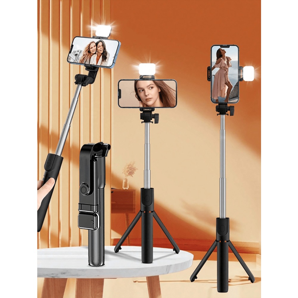 Photography With Iphone 15 - 1pc Portable Selfie Stick With Wireless