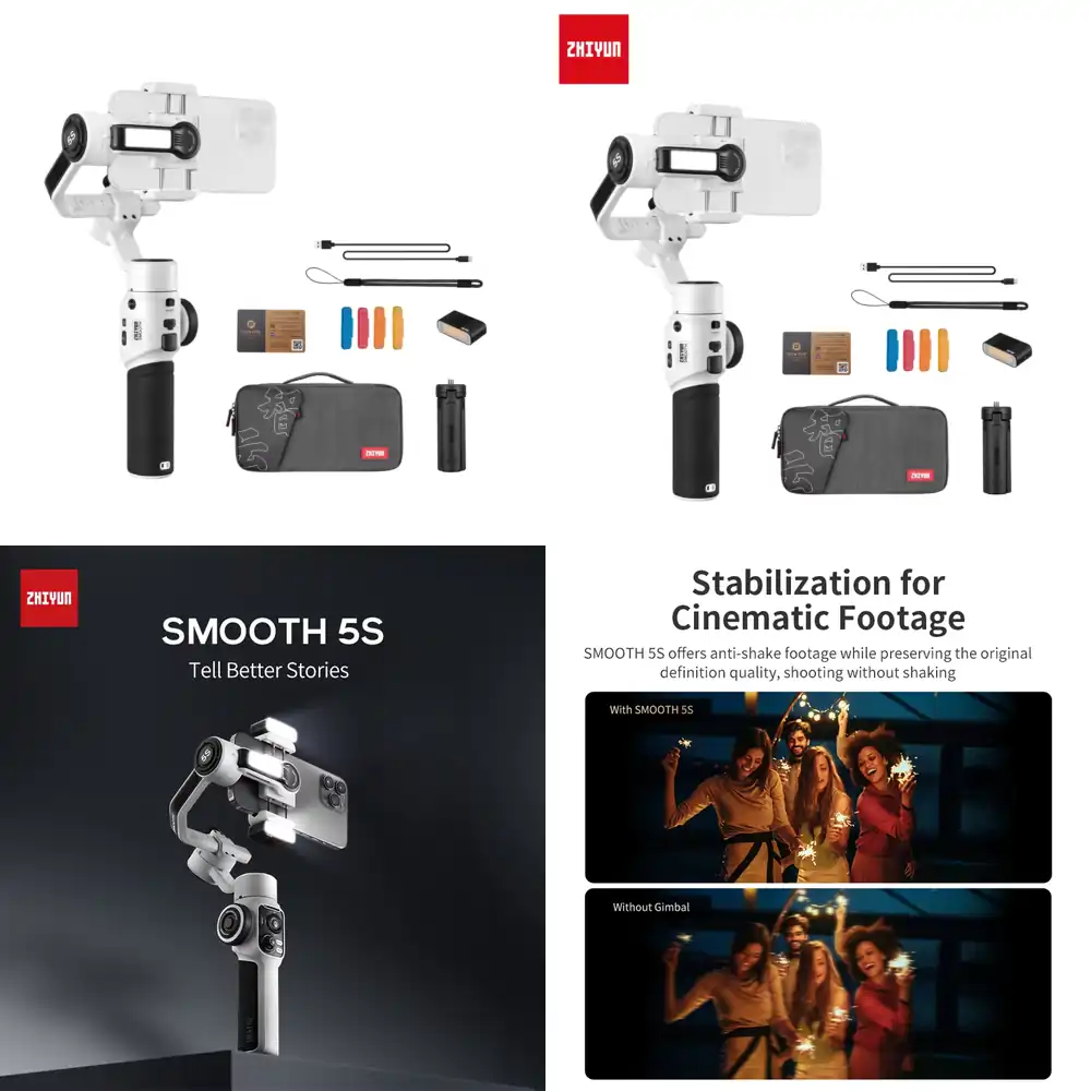 Zhiyun Smooth 5S Combo 3-Axis  – Handheld Stabilizer Gimbal Bewertung und Preis