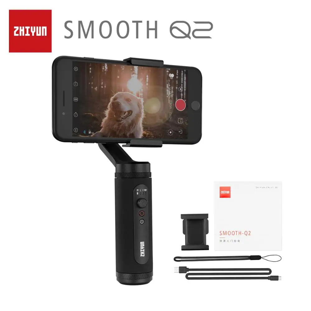 NEW Zhiyun Smooth Q2 3-Axis Sm – Handheld Stabilizer Gimbal Bewertung und Preis