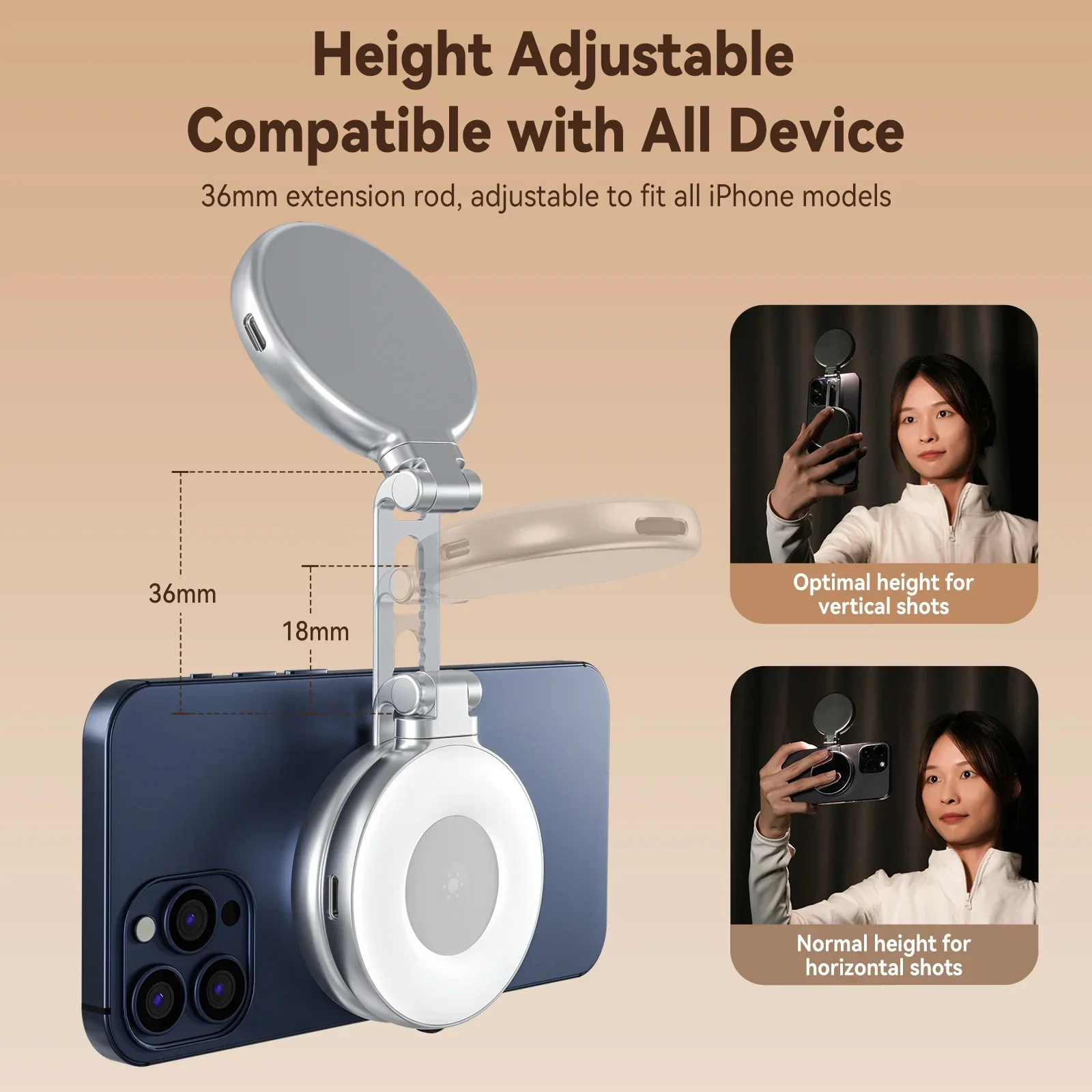 TELESIN Magnetic Selfie Light  – Photography With Iphone 15 Bewertung und Preis