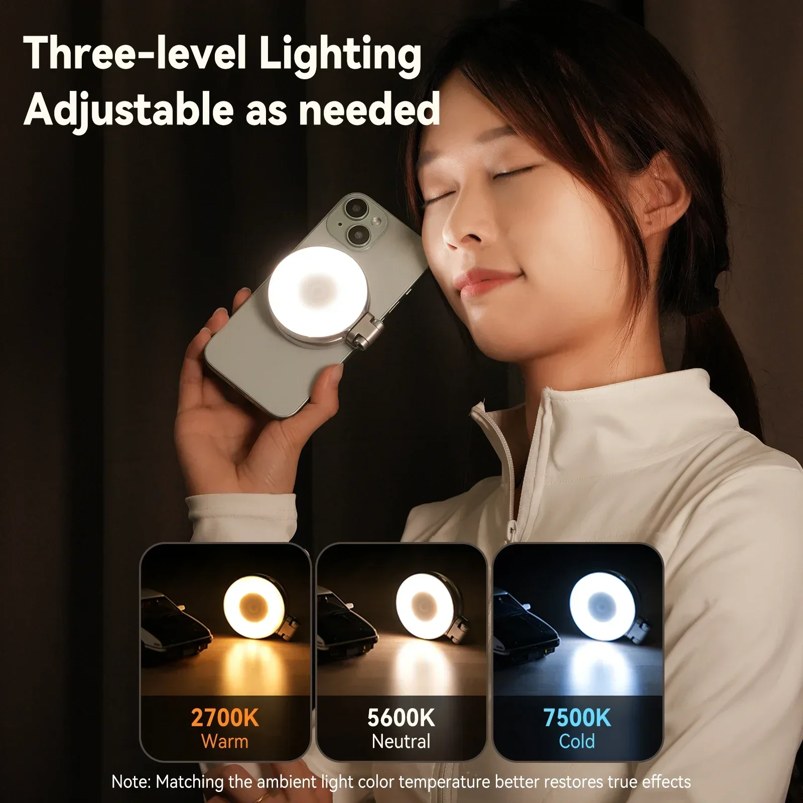 TELESIN Magnetic Selfie Light  – Photography With Iphone 15 Bewertung und Preis