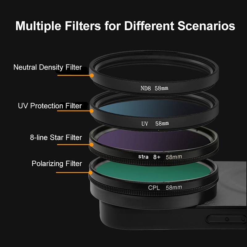 4 in 1 Lens 58mm Mobile Phone  – Photography With Mobile Bewertung und Preis