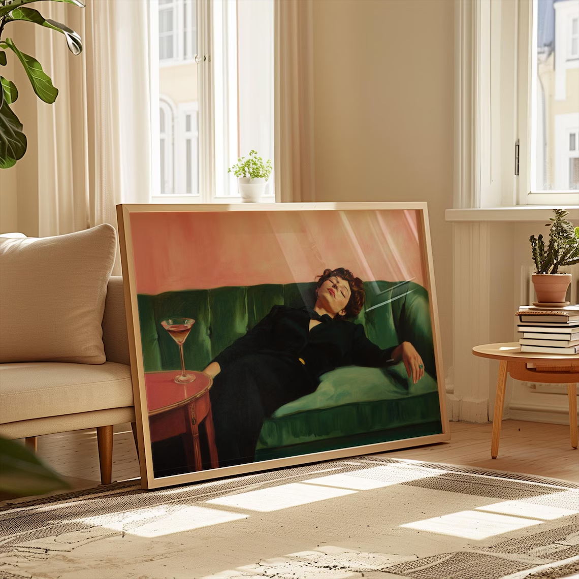Woman on Couch with Martini |  – Photography Hobby Bewertung und Preis