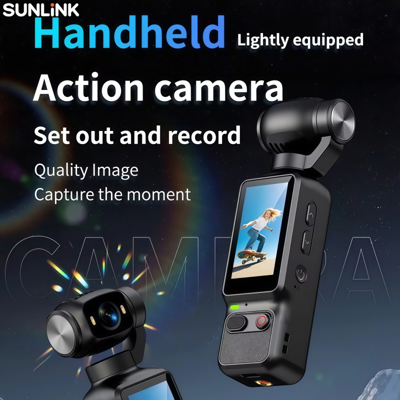 1pc Handheld Action Camera 4K  – Handheld Stabilizer Gimbal Bewertung und Preis