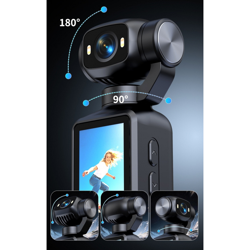 1pc Handheld Action Camera 4K  – Handheld Stabilizer Gimbal Bewertung und Preis