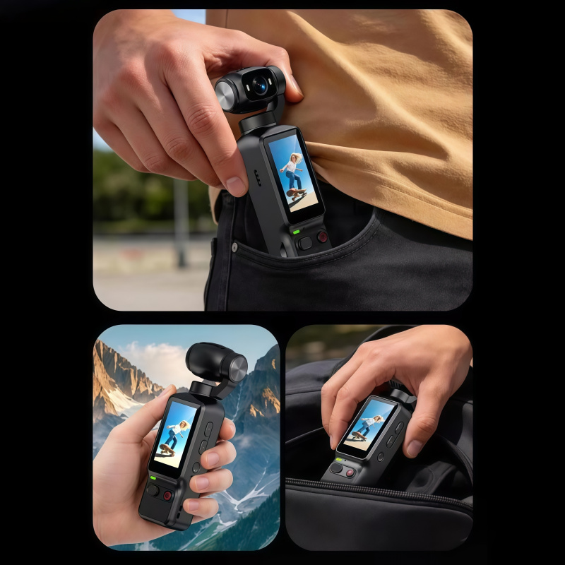 1pc Handheld Action Camera 4K  – Handheld Stabilizer Gimbal Bewertung und Preis