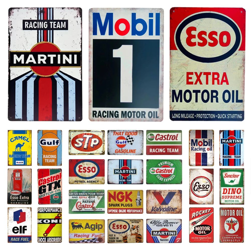 Vintage-Style Motor Oil Gas Si – Photography Hobby Bewertung und Preis