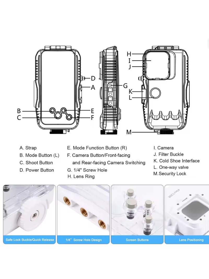 40M Waterproof Case for iPhone – Photography With Iphone 15 Bewertung und Preis