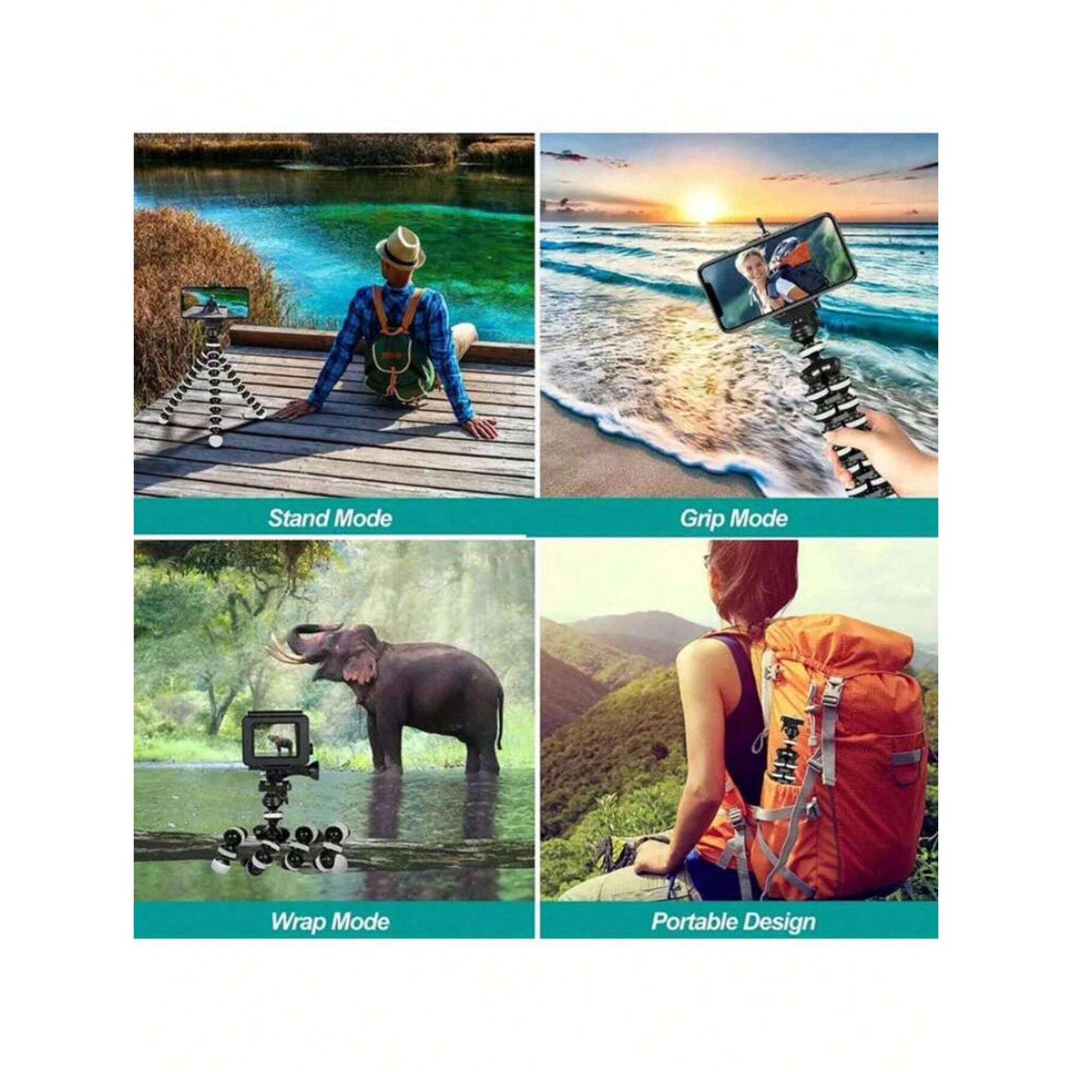 Octopus-Shaped Flexible Tripod – Photography With Mobile Bewertung und Preis