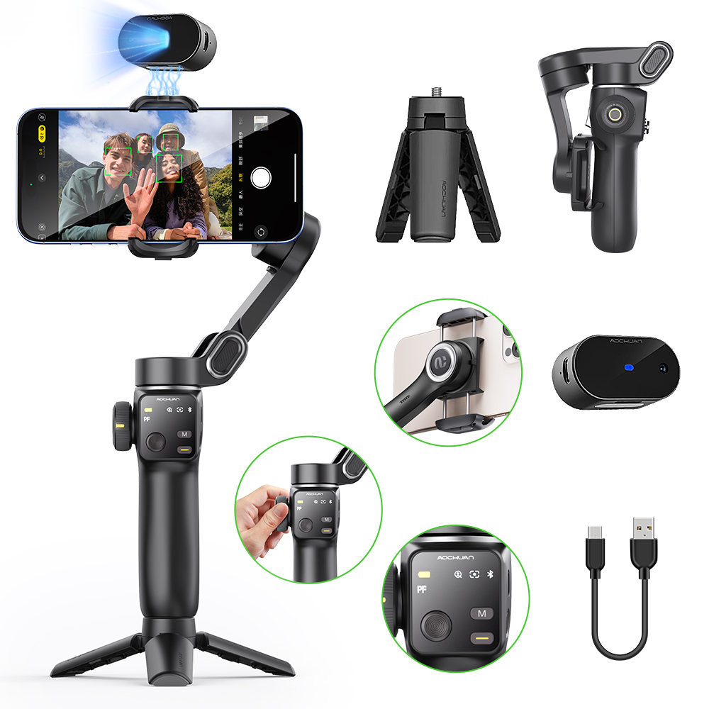 AOCHUAN Handheld Anti-shake Gi – Handheld Stabilizer Gimbal Bewertung und Preis