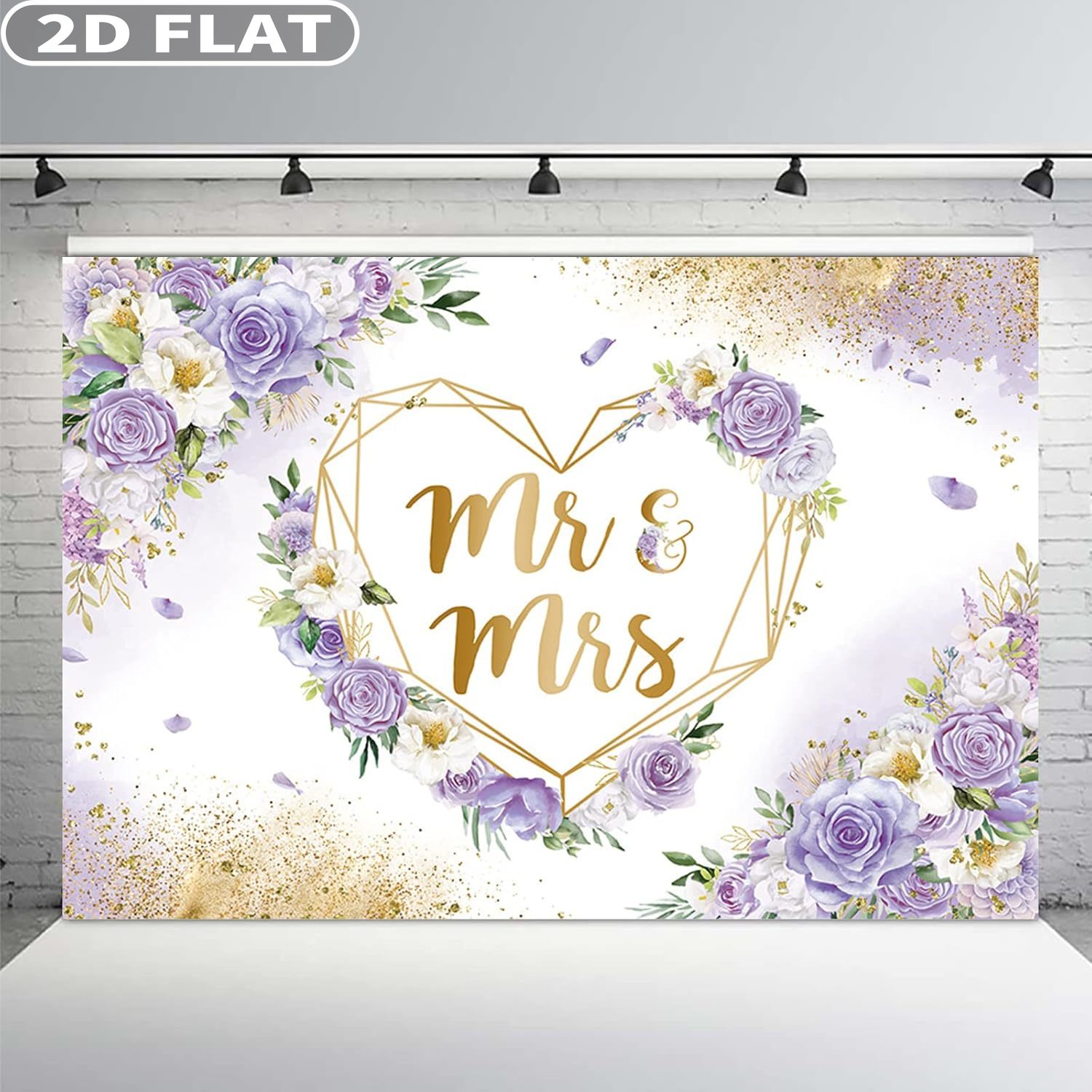2D FLAT 1pc 7x5ft/6x8ft Mr & M – Photography Studio Bewertung und Preis