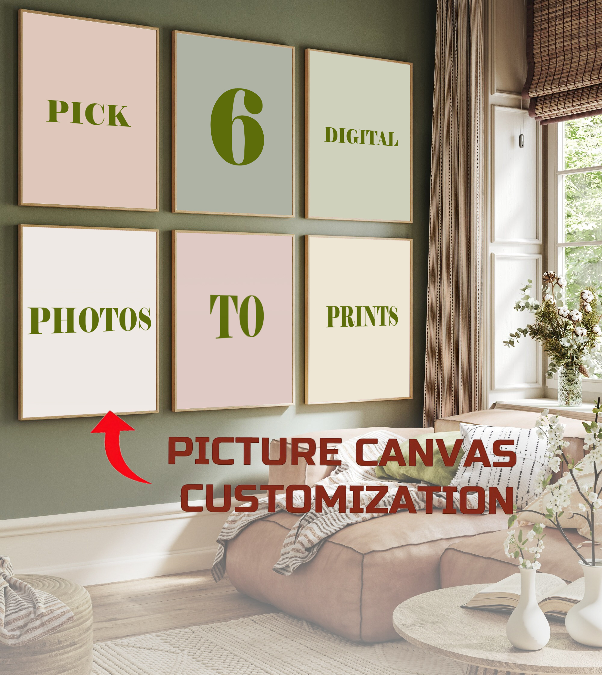 6pcs/set Custom Canvas Printin – Photography Poster Bewertung und Preis