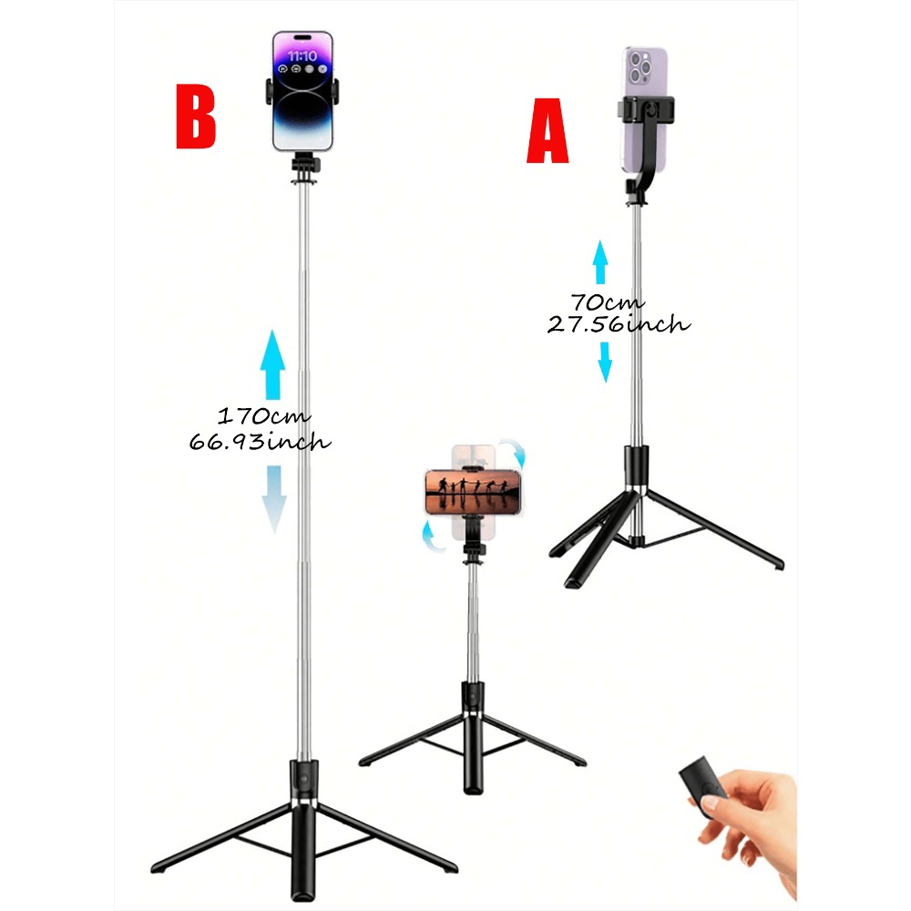 1pc Portable Selfie Stick With – Photography With Iphone 15 Bewertung und Preis