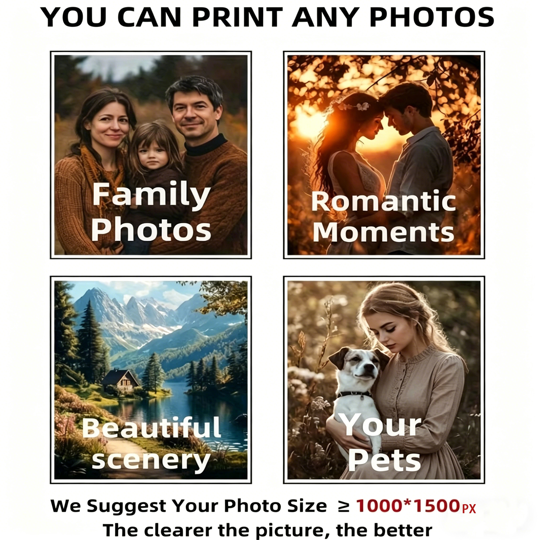 1pc Customized Portrait Landsc – Photography Poster Bewertung und Preis