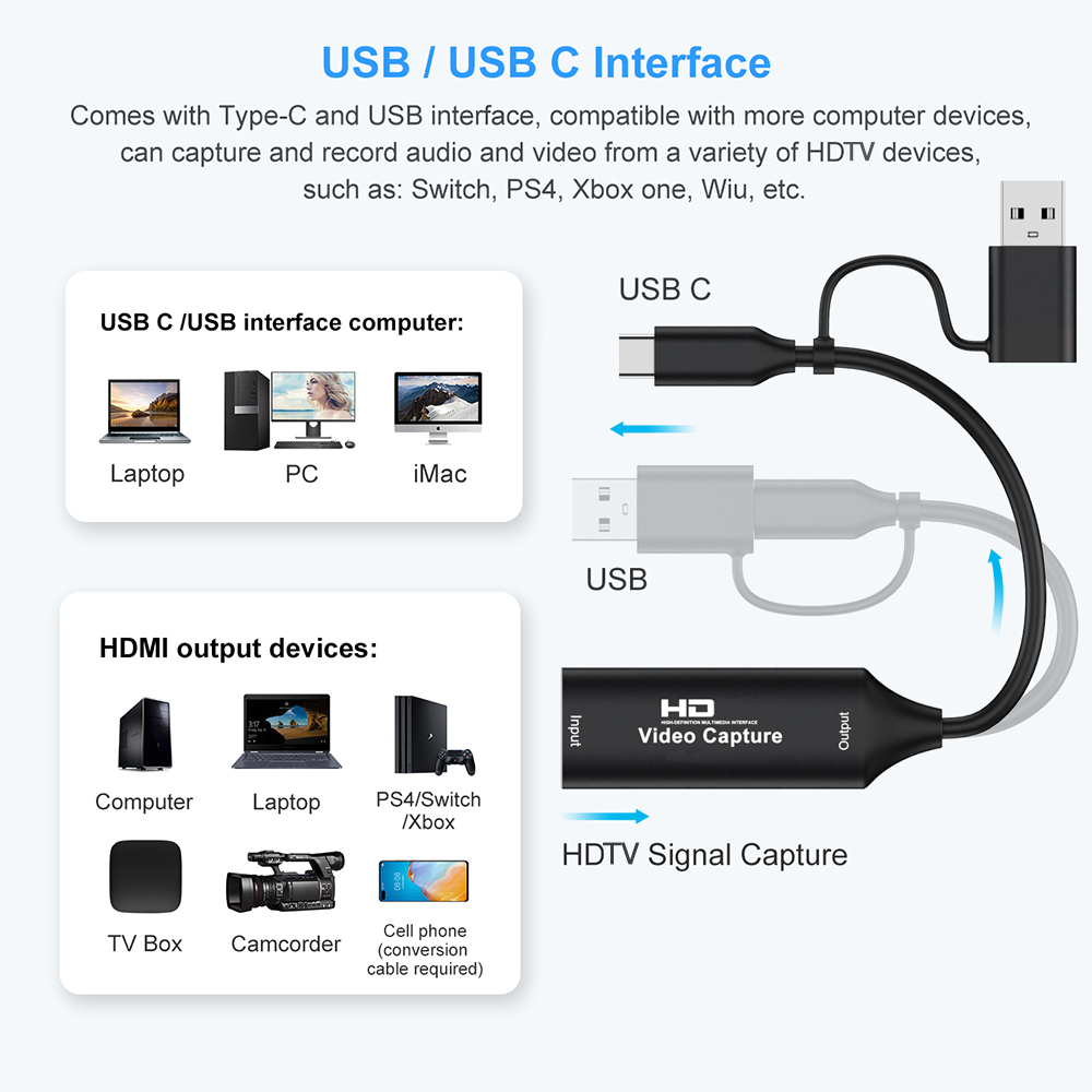4K HDMI-compatible USB Video C – Photography With Mobile Bewertung und Preis