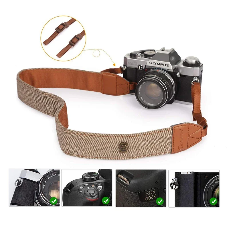 Portable Camera Strap Adjustab – Camera Strap Leather Bewertung und Preis